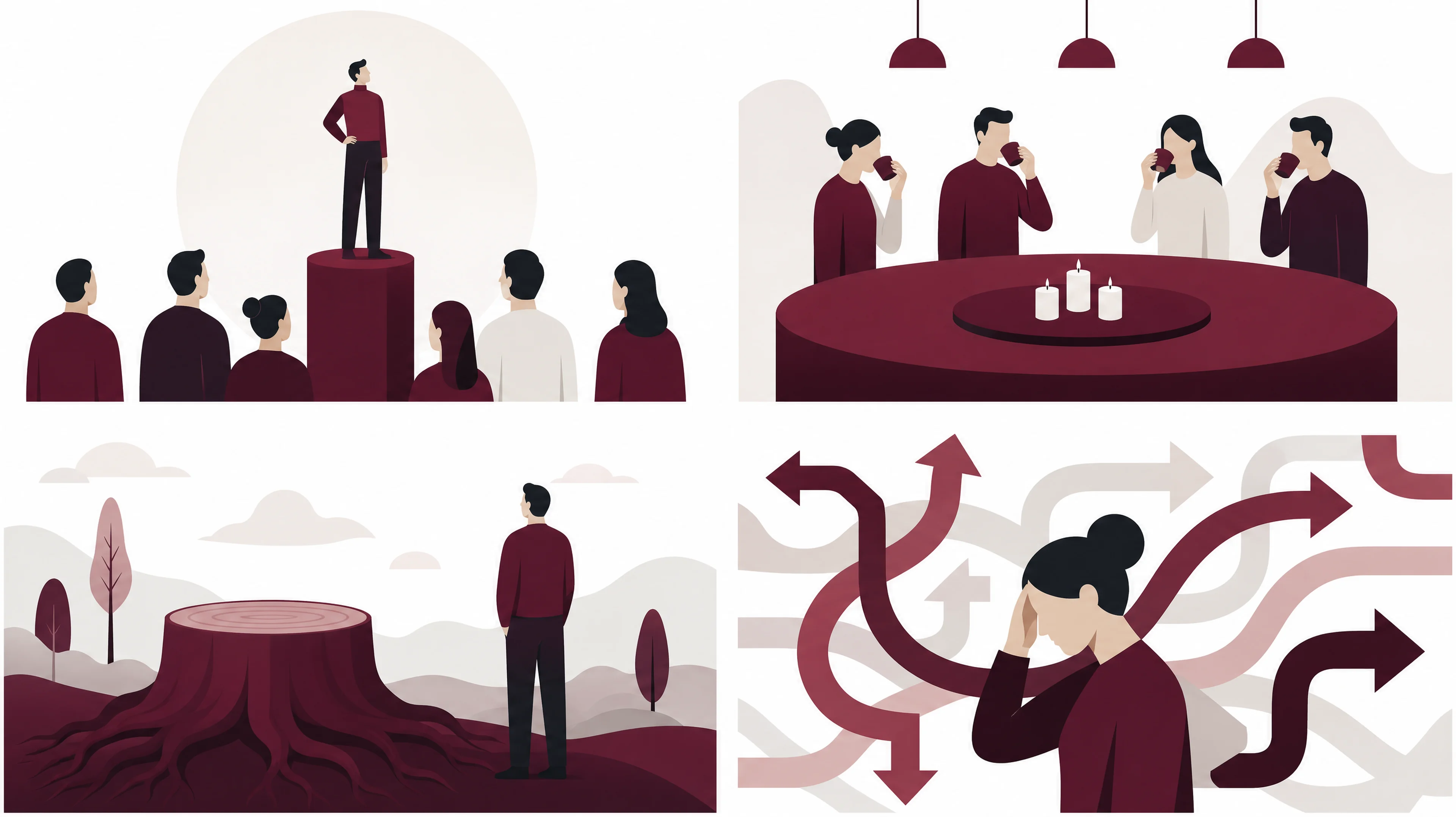 Illustrasjon av vanlige identitetsrelaterte utfordringer